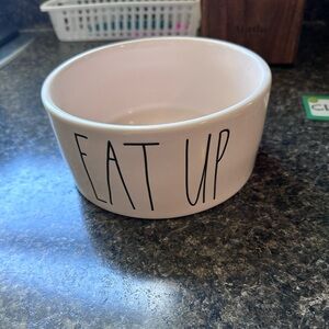 Rae Dunn “Eat Up” dog dish